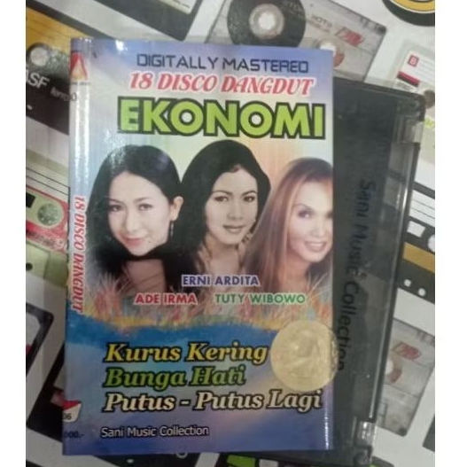 kaset pita disco dangdut ekonomi  ade irma tuty wibowo erny ardita
