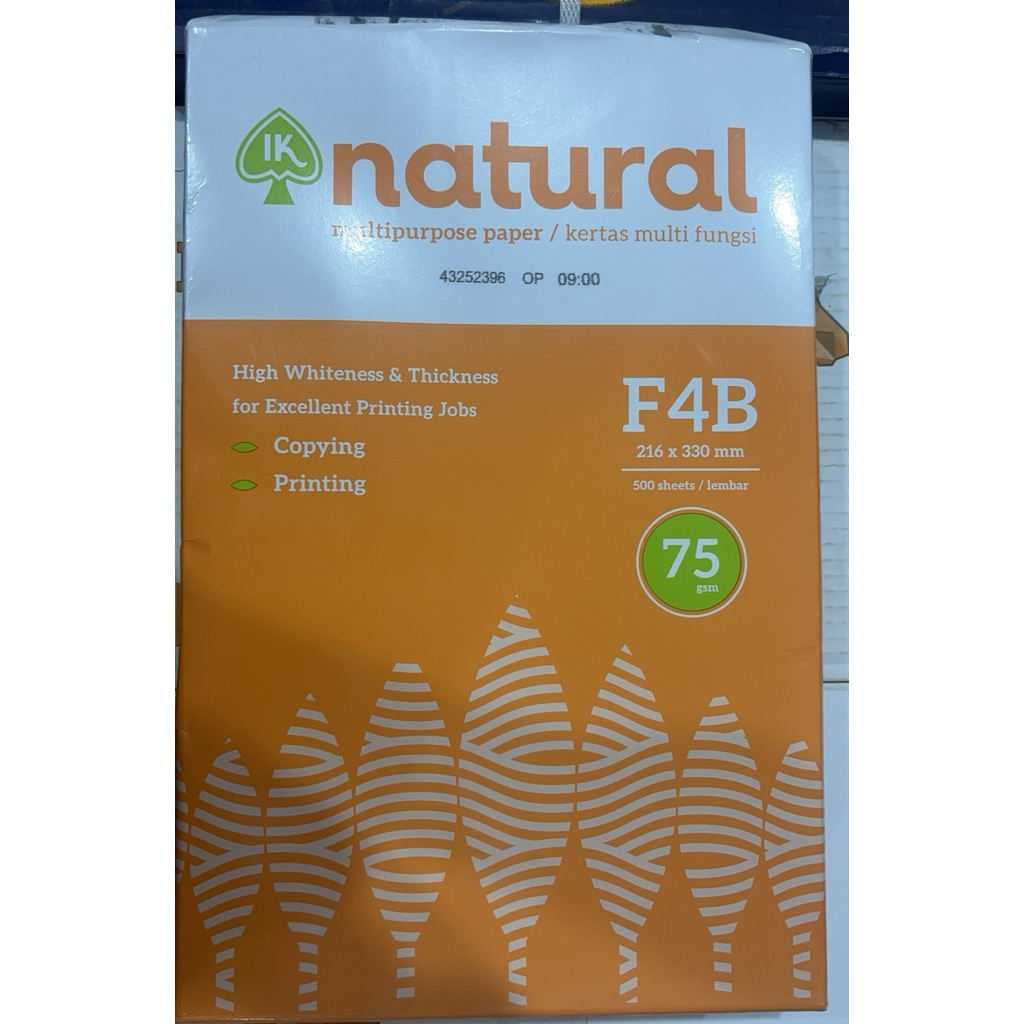 Kertas F4 natural