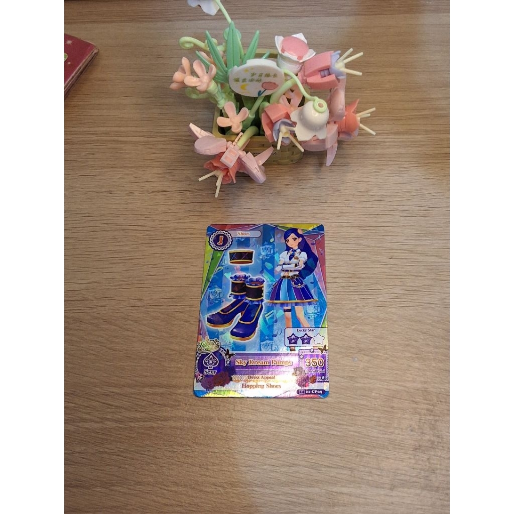 Aikatsu Card Official Rare Bohemian Sky Sora Kasezawa Dream Academy Uniform Kartu Aikatsu (Baca desk