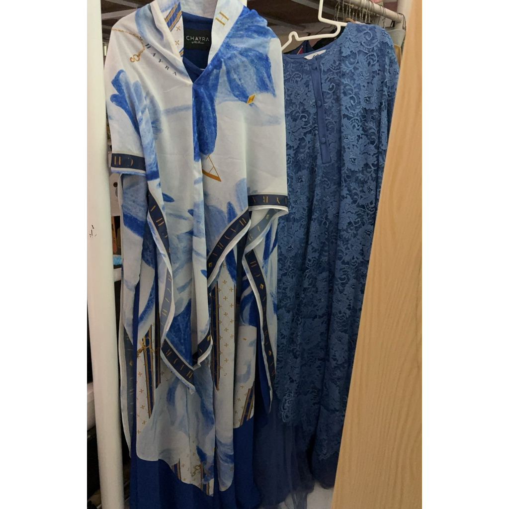 preloved dress set gamis by chayra tika ramlan