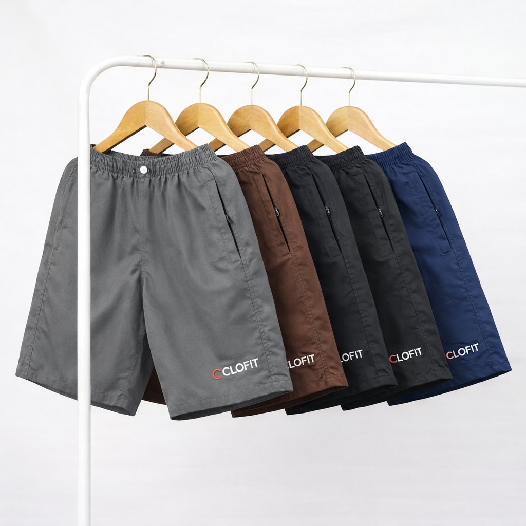 Celana Pendek Pria 100 Ribu Dapat 5 Pcs Kolor Boxer Cowok Santai Dalaman Kolor Polos