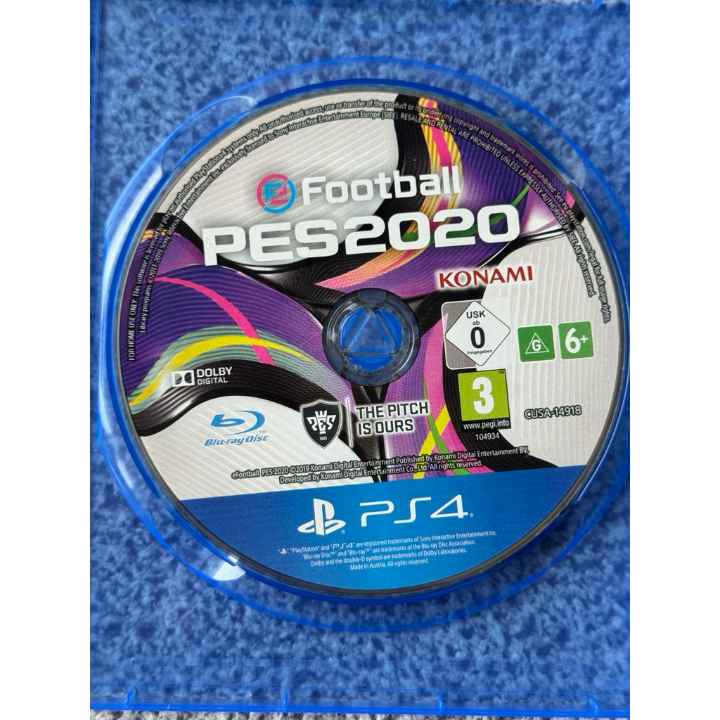 BD Atau Kaset PES 2020 PS4 (Second atau Bekas)
