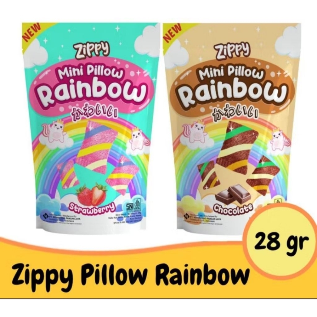 Zippy biskuit Mini Pillow Rainbow