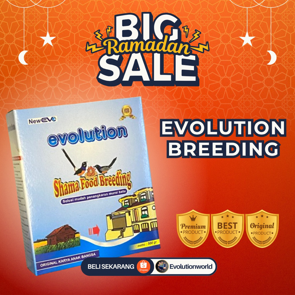 VOER BURUNG MURAI I VOER EVO BREEDING I VOER HARIAN TERNAK MURAI I EVOLUTION BIRDFOOD
