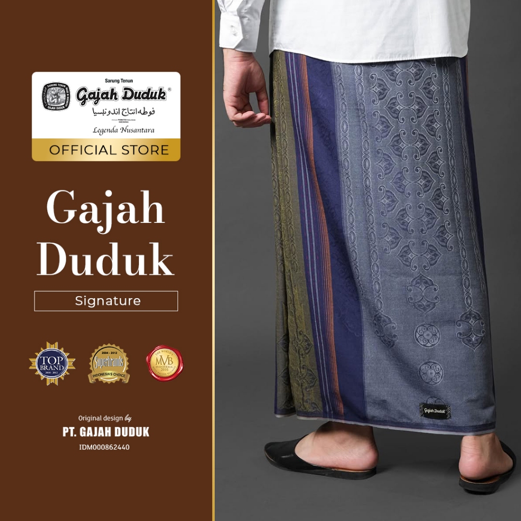 Gajah Duduk Sarung Gajah Duduk Signature