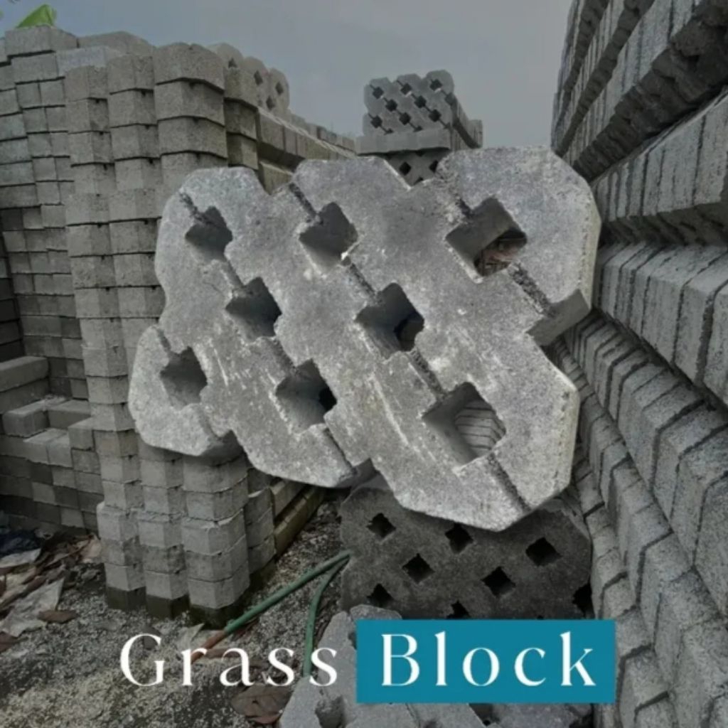 GRASS BLOCK / PAVING RUMPUT BETON KUAT Lubang 8/6