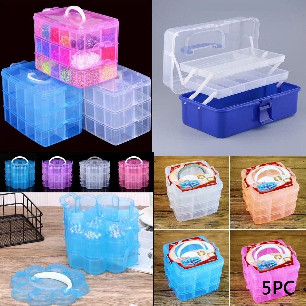 GROSIR KOTAK PERKAKAS SUSUN 2&3 / STORAGE MULTILAYER TOOLBOX / KOTAK OBAT P3K / KOTAK PANCING