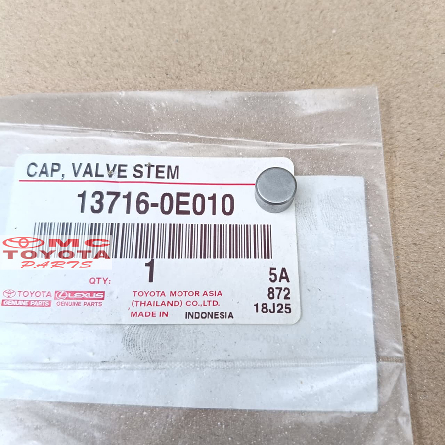 Cap Valve Stem Topi Klep Innova Reborn Fortuner VRZ Hilux Revo 2.4 2GD Original Toyota 13716-0E010