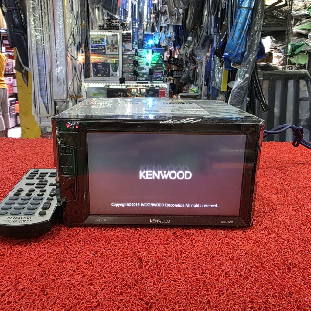 Head Unit KENWOOD DDX316 USB CD Radio FM AM Sudah dipasang Bluetooth