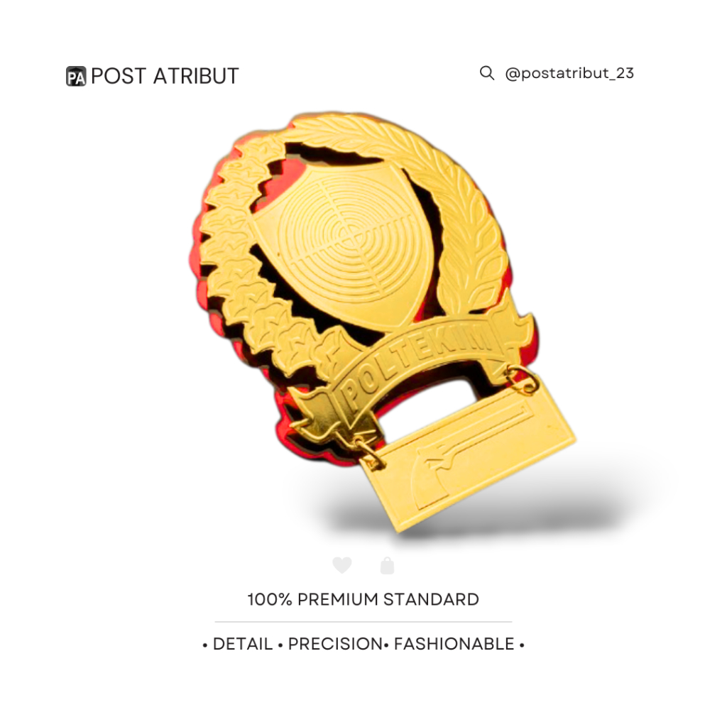 Standar Pin Menembak Poltekim/ Pin Menembak/ Atribut Poltekim/ Pin Menembak Taruna / Taruna Poltekim