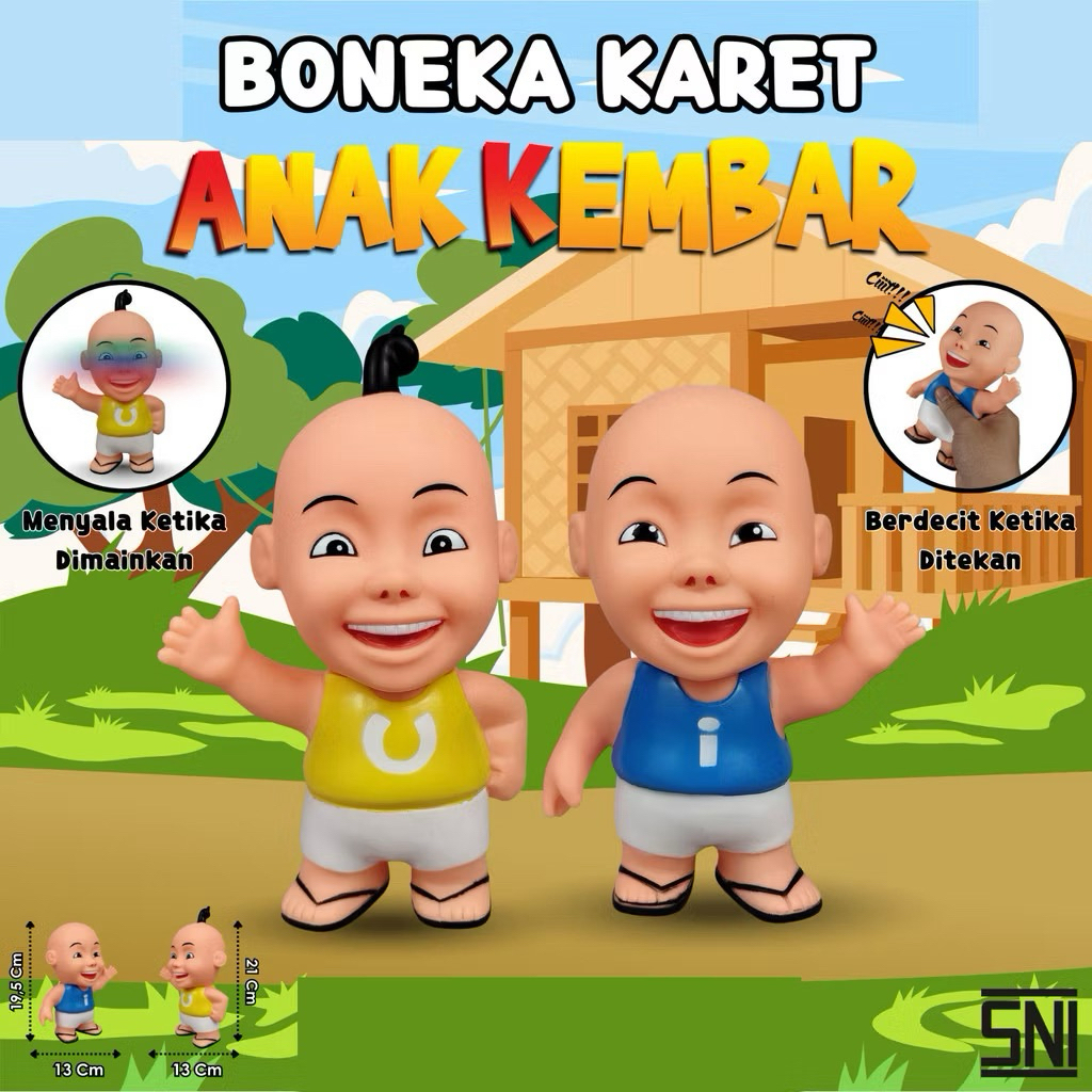 MAINAN ANAK TERBARU UPIN IPIN PENCET LAMPU DAN SUARA