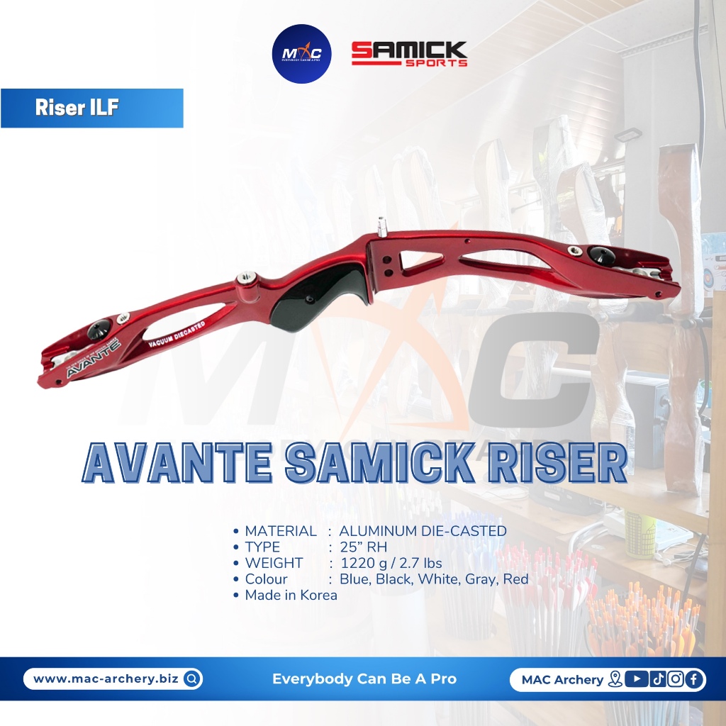 Samick Avante Riser 25" ILF Recurve Bow Handle Archery Original - Samick Riser