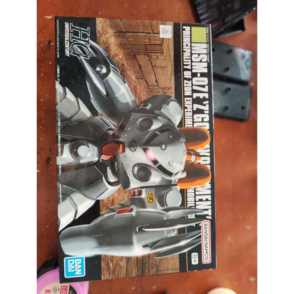 bandai mobile suit gundam 0080 hg skala 1/144 zgok e experiment z'gok model kit action mokit
