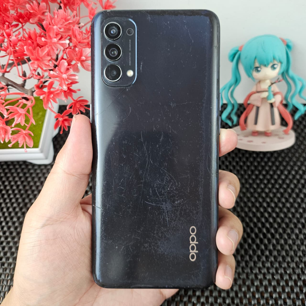 Oppo Reno 4 8/128 Resmi Full Original Bekas Second Siap Pakai Fungsi Normal