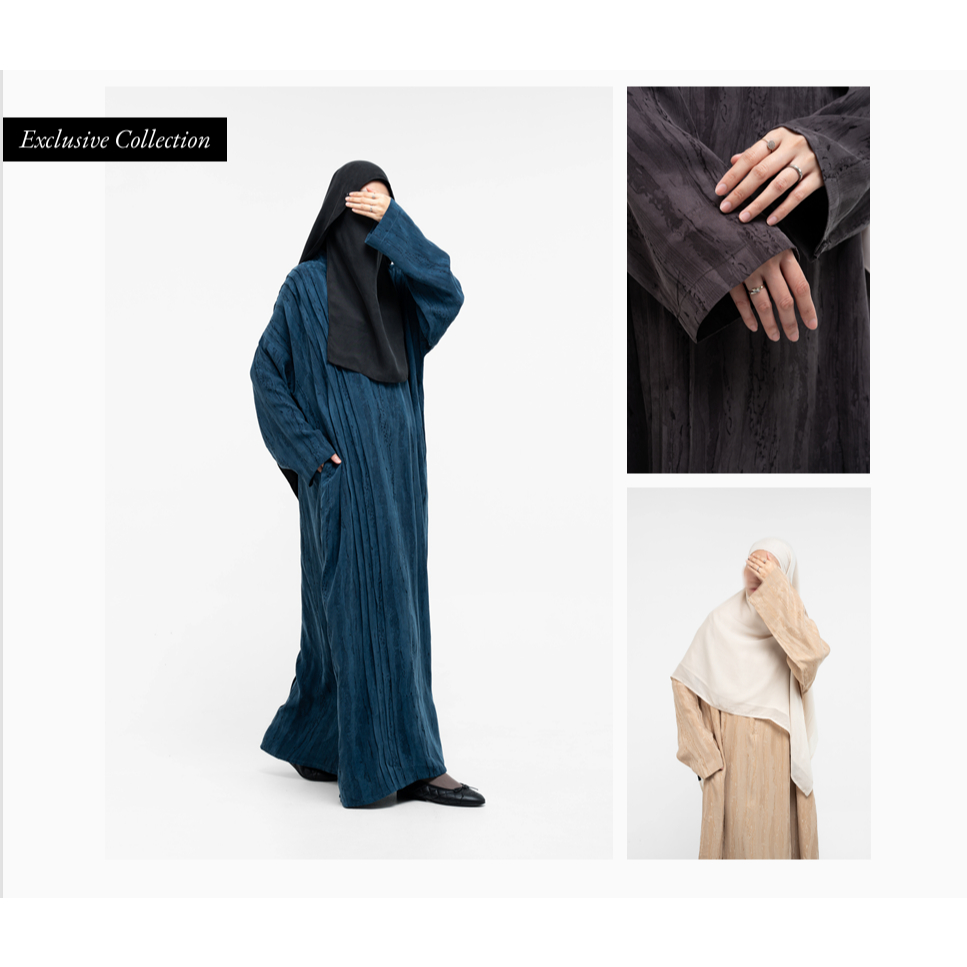 TAZA - TEEQA ABAYA (Exclusive Collection) | Teeqa Abaya By Taza Baru | Taza | Teeqa