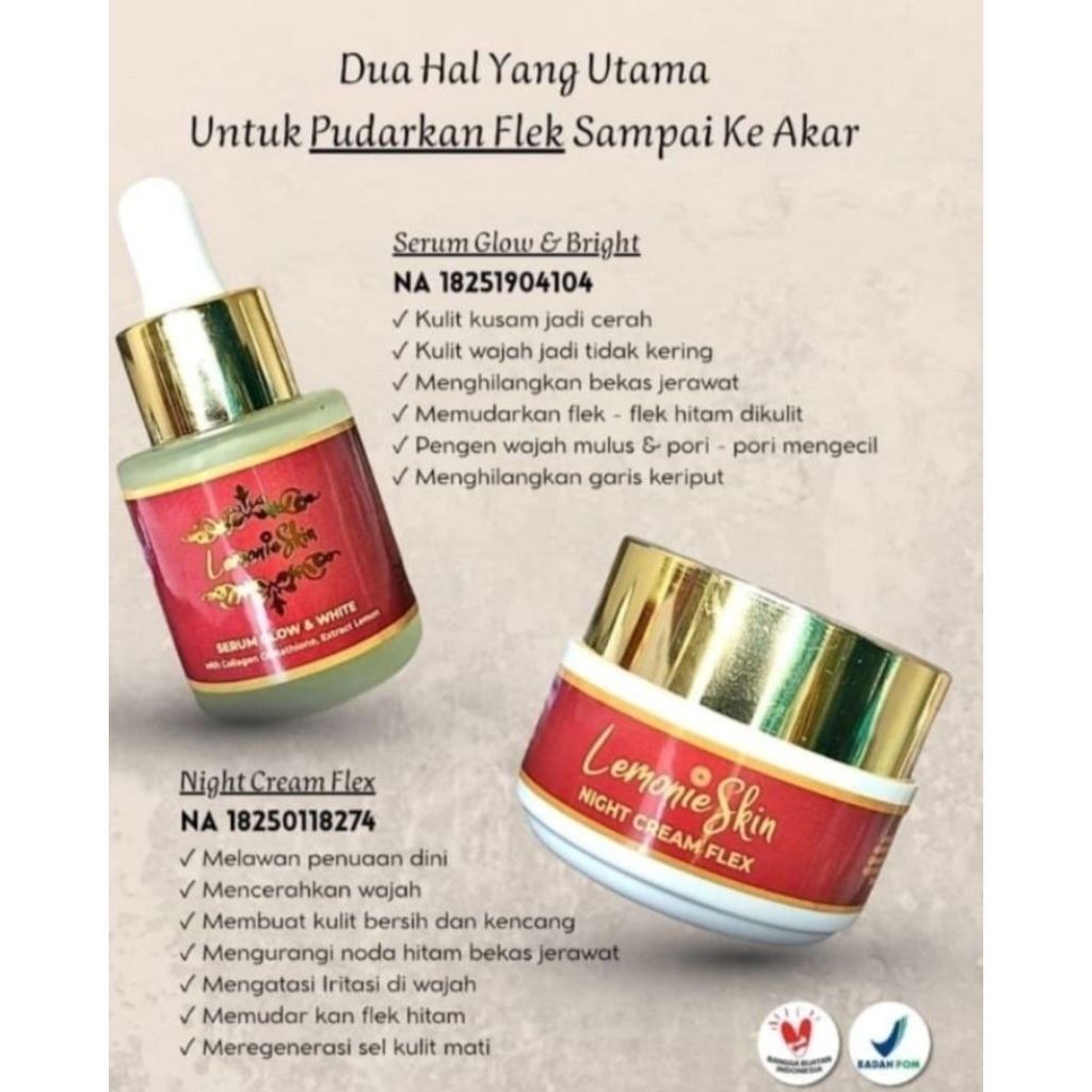 Serum & Night Cream LemonieSkin