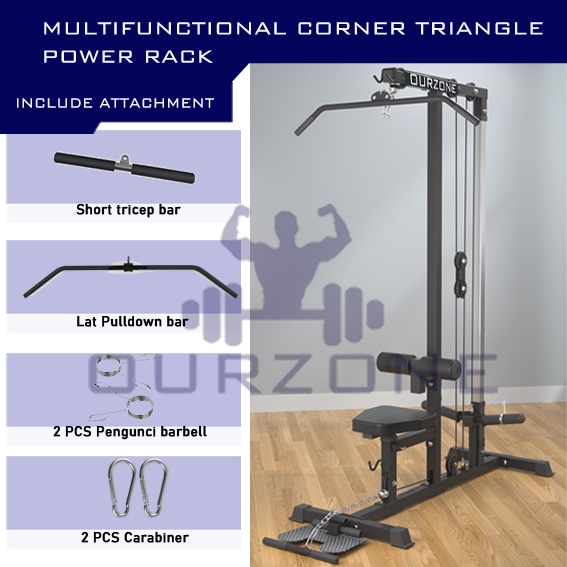 Lat Pull Down Rowing Cable Machine Crossover Pull Up Rack