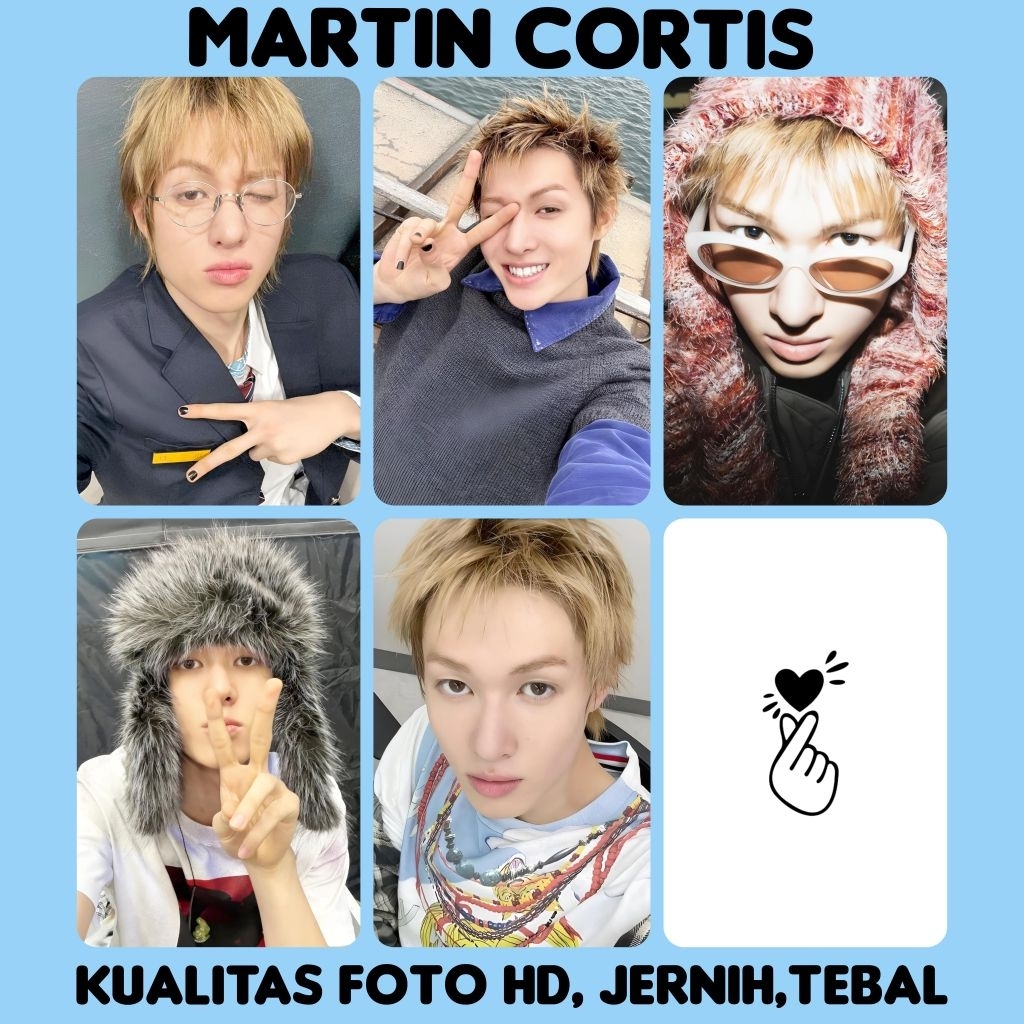 Photocard MARTIN CORTIS unoff