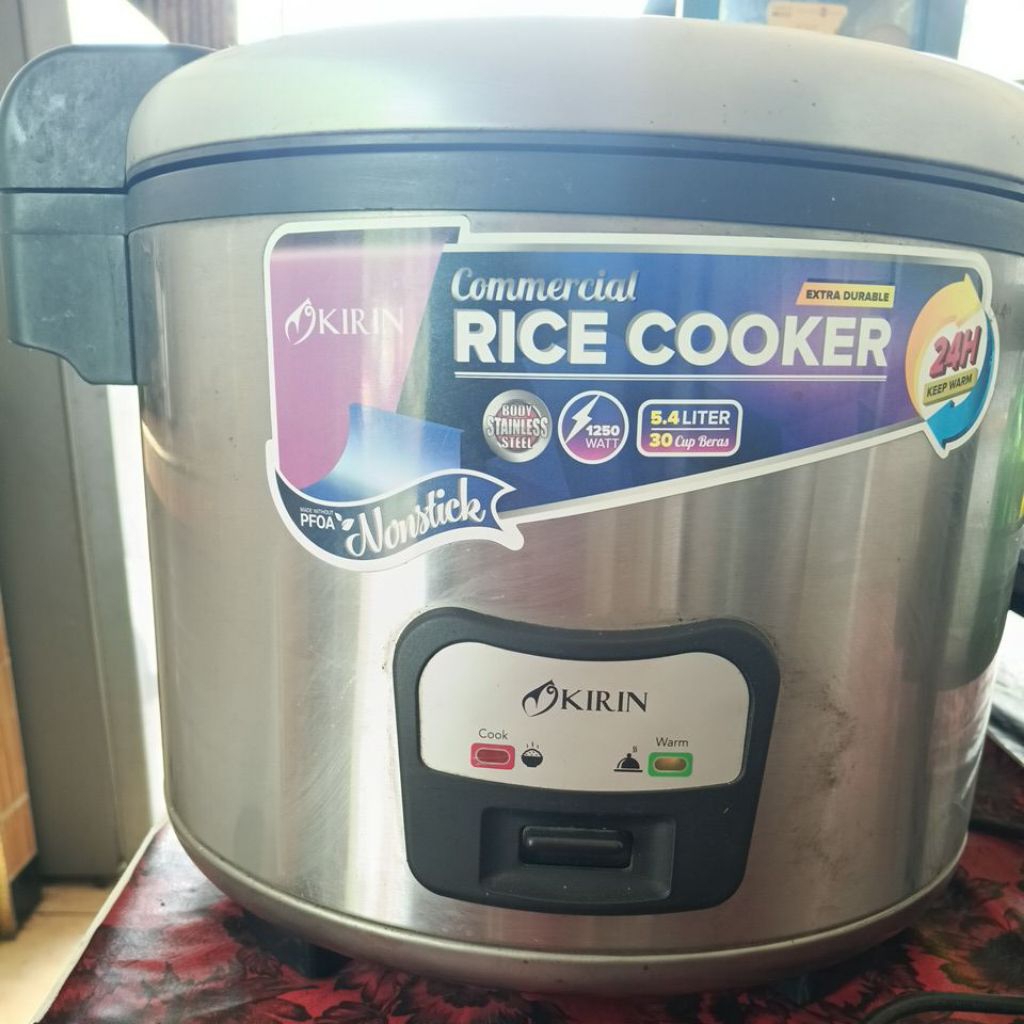 magicom kirin bekas 5,4 liter, magicom preloved 5,4 liter