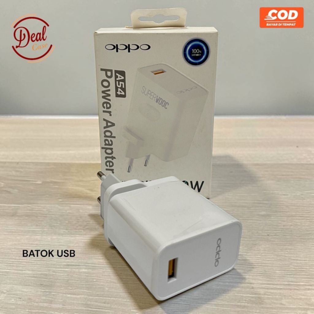 BATOK OPPO A54-61111/KEPALA CHARGER 80W SUPER VOOC(POWER ADAPTER)