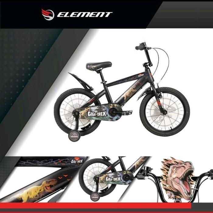 SEPEDA BMX 12 INCH JURASSIC WORLD FSL GIGA VS TREX BY: ELEMENT