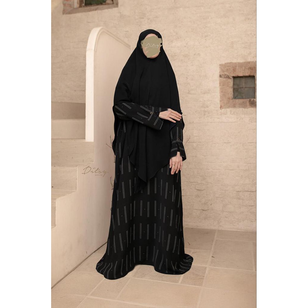 Ditsy Moslem Runaa Saba Jetblack M Ditsy Official