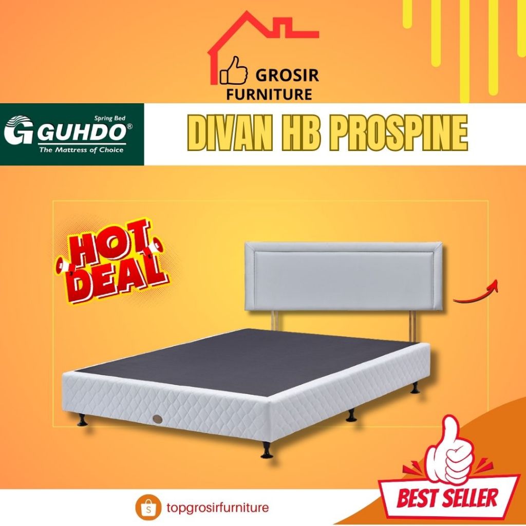GUHDO  DIVAN SANDARAN PROSPINE STYLE - DIVAN SAJA TANPA KASUR