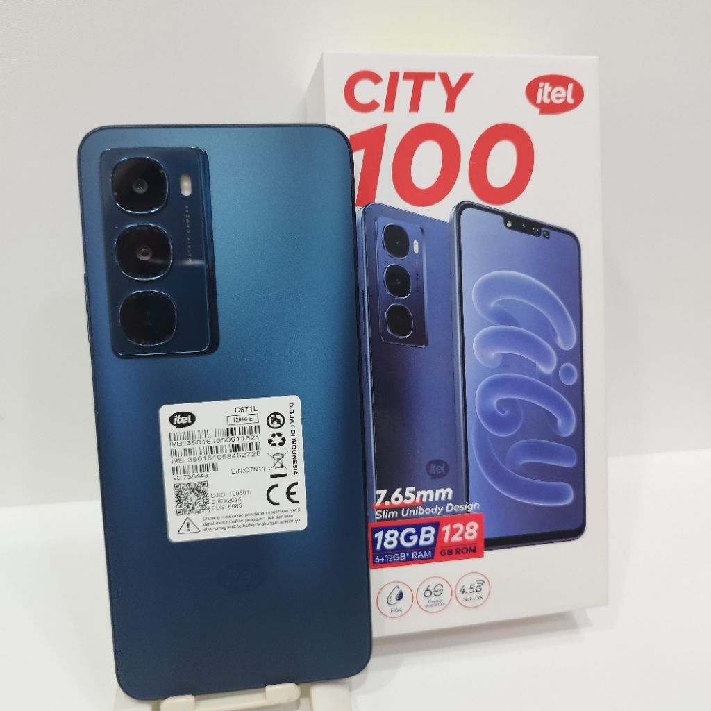 ITEL CITY 100 8/128GB HANDPHONE SECOND FULLSET BATANGAN ORIGINAL BERGARANSI