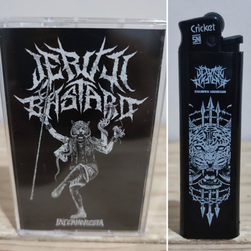 Kaset JERUJI BASTARD - Infernonesia (Bonus Lighter Korek Api Cricket)