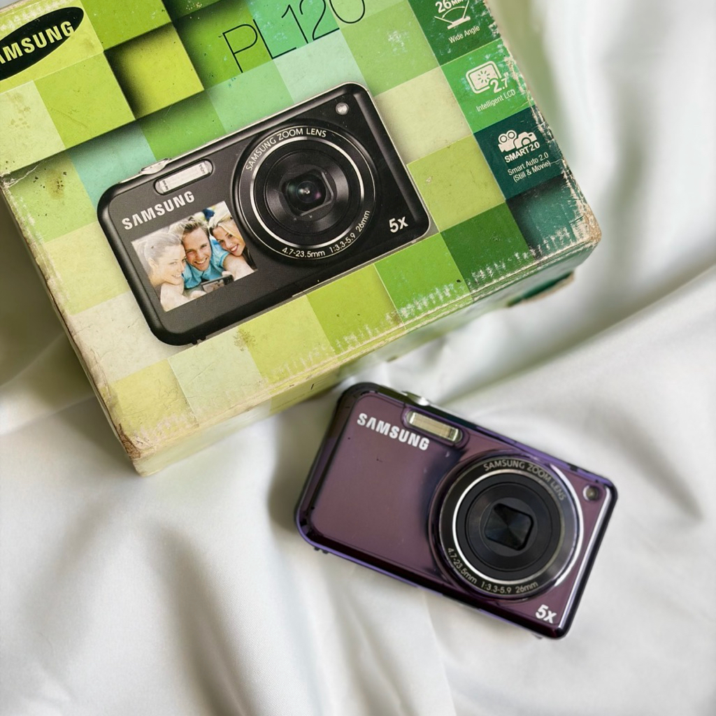 DIGICAM SAMSUNG PL120 Purple FULLSET