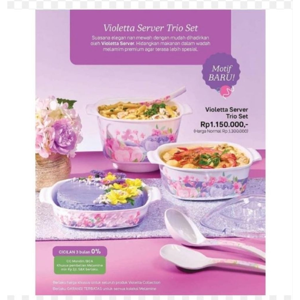 Violetta Server Trio Set