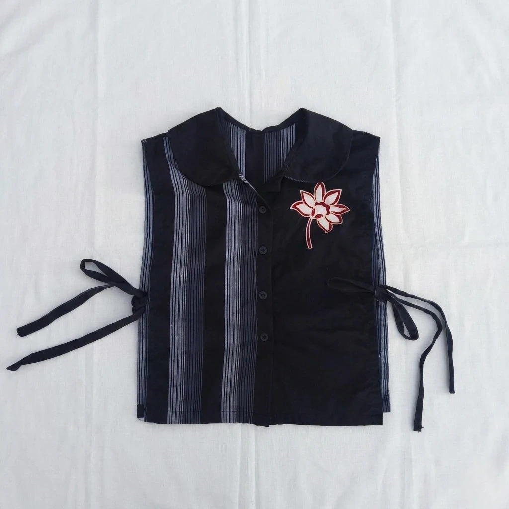 Vest Batik Tulis / Outer Batik Bahan Katun + kain Lurik