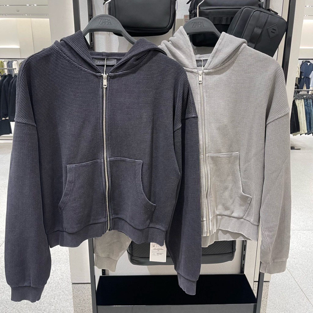 Hoodie Zipper Rajut ZARA MEN Jastip (jasa titip)