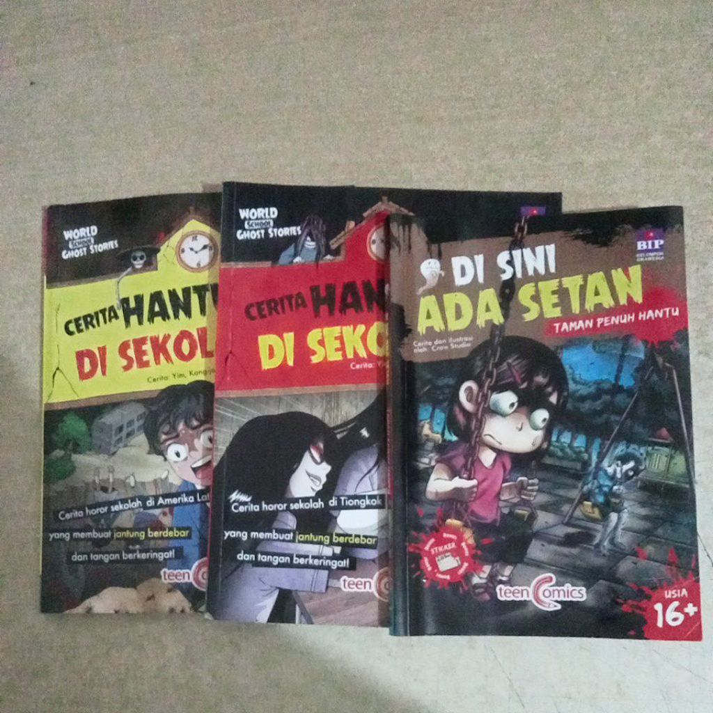 Komik WORLD OF SCHOOL GHOST STORIES Cerita Hantu di Sekolah,  DI SINI ADA SETAN