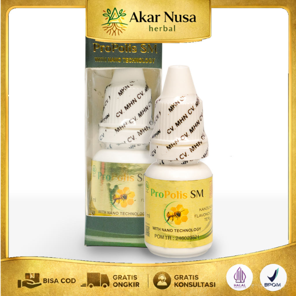 Obat Untuk Sakit Telinga Infeksi Telinga Telinga Berair Bau Gatal Berdengung & Bernanah - Propolis S