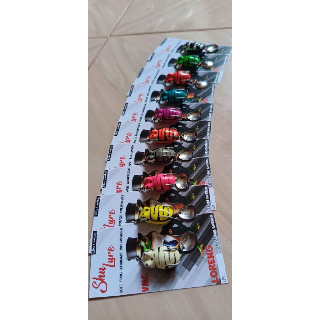 soft frog glosy permanent 3 cm hook vmc