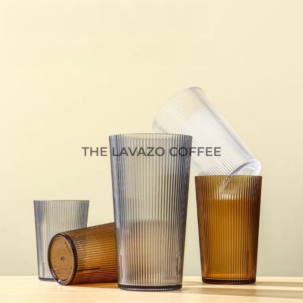 Premium PC Acrylic Luxury Fluted Crystal Cut Glass |  Elegant Shatterproof Acrylic Glass
