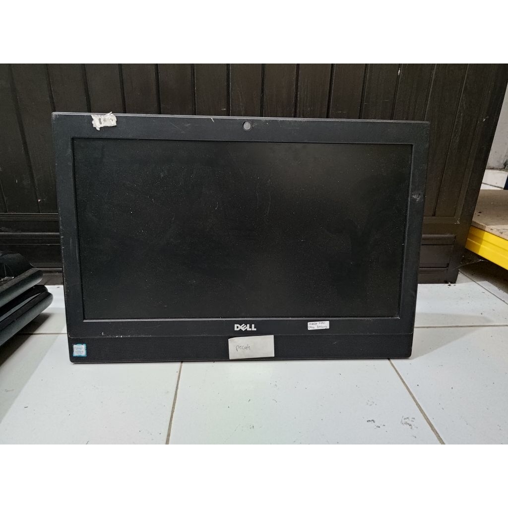 AIO DELL OPTIPLEX 3050, KONDISI MATI LAYAR PECAH KOSONGAN, JUAL APADANYA ADANYA