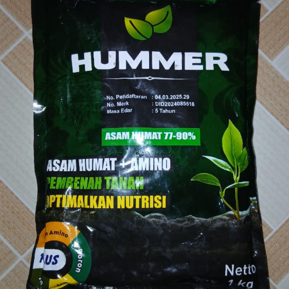 Hummer Asam Humat 1kg 90% + Asam Amino Pembenah Tanah Optimalkan Nutrisi