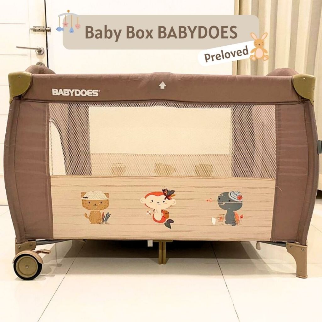 PRELOVED / BEKAS / SECOND | BABY BOX BABYDOES | CARSEAT BABYDOES | STROLLER BABYELLE | FULLSET 98% L