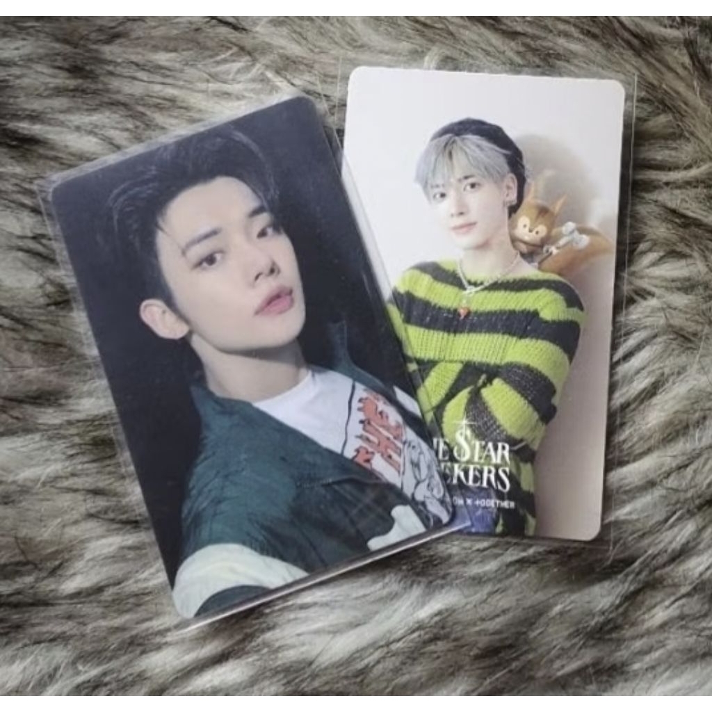 photocard taehyun yeonjun txt benefit pc