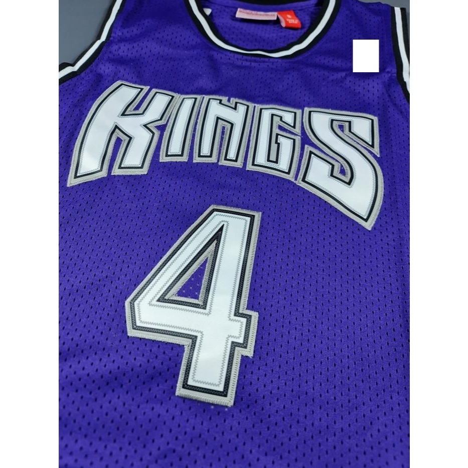 Baju Jersey Basket Classic Chris Webber Sacramento Kings Ungu - SACRAMENTO KINGS UNGU CHRIS WEBBER #