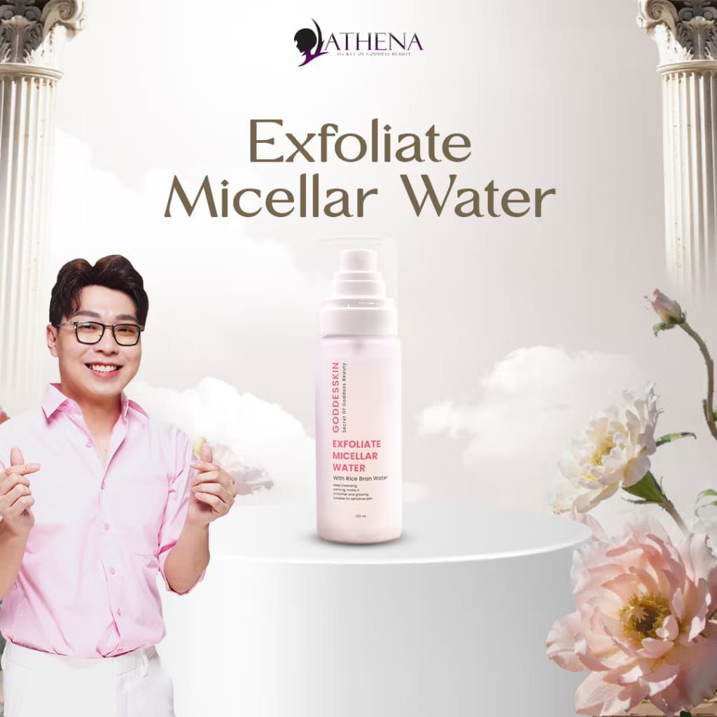 Goddesskin - EXFOLIATE MICELLAR WATER by Dr. Richard Lee (100% ORIGINAL) | Micellar Water by Athena 