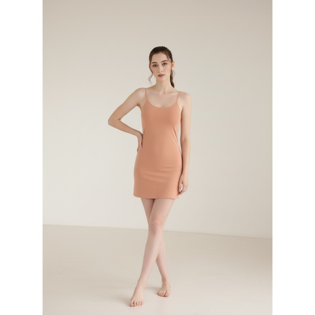 PROMO TERKINI PAKAIAN REMAJA WANITA DASTER MINI MODEL TALI KECIL BODYCON BAHAN HYGT TERBARU