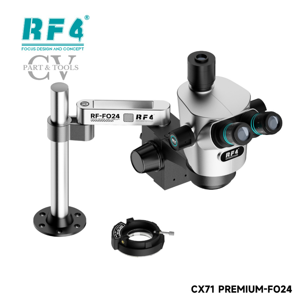 RF4 CX71P-FO24 CX71 PREMIUM - FO24 - Mikroskop Trinokular Anti-Fatigue Design 6.5 - 65X Zoom