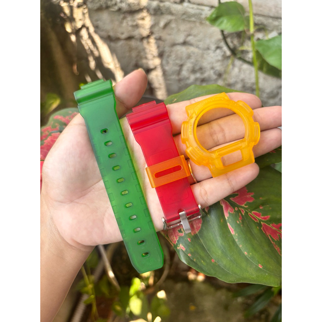 Bnb Gshock DW 9052 9050 8800 9000 RASTA jelly doff