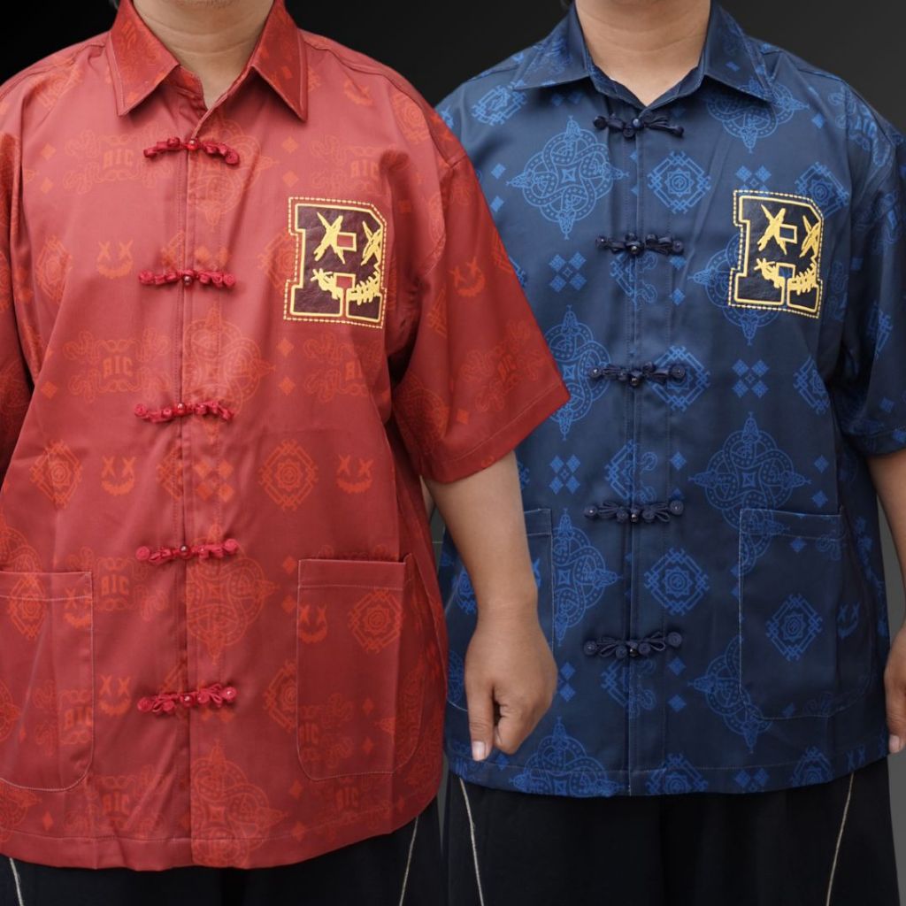 RIC Ricky Is Clown Button Shirt Tee / Cheongsam Ricky Is Clown Authentic