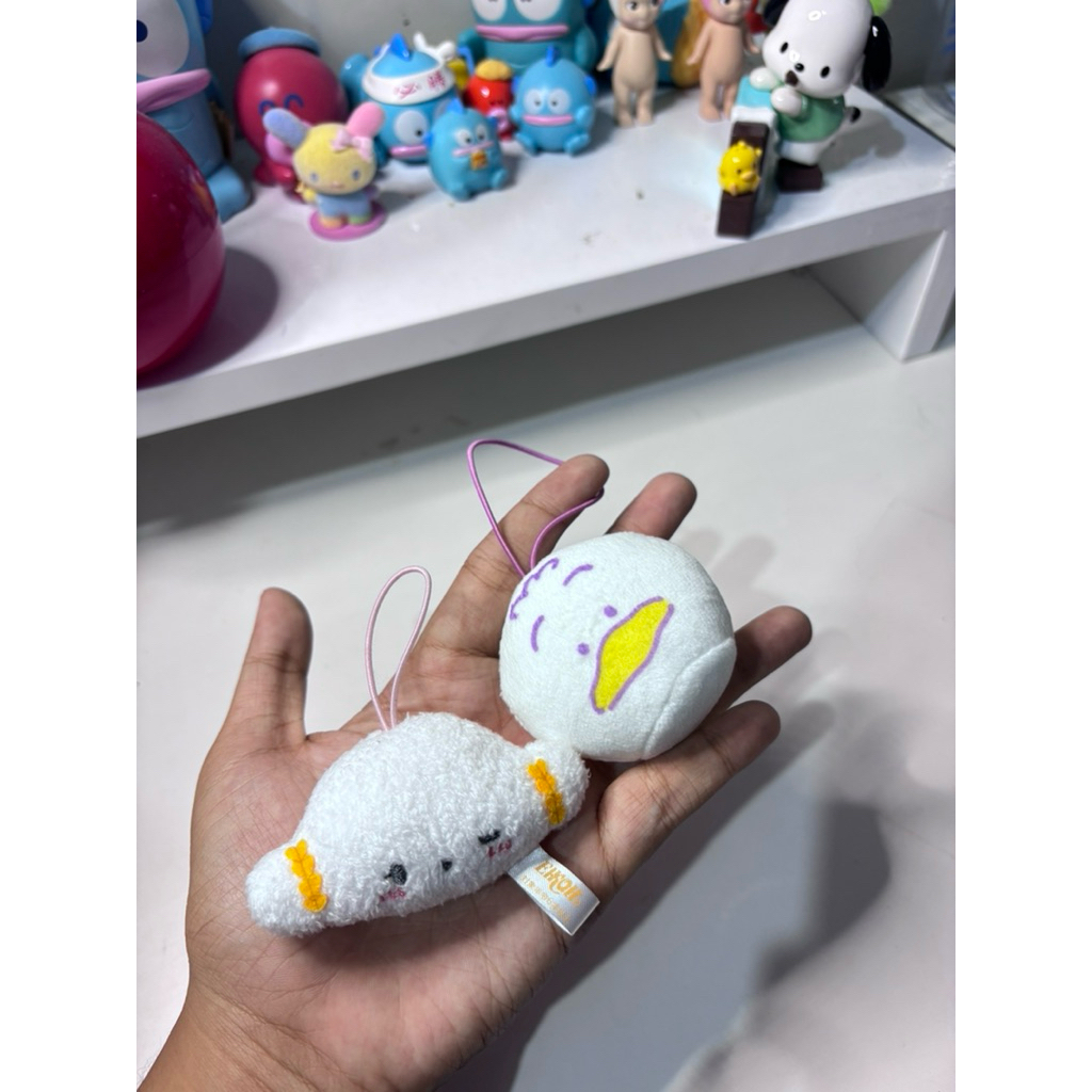 sanrio plush keychain cogimyun & pekkle
