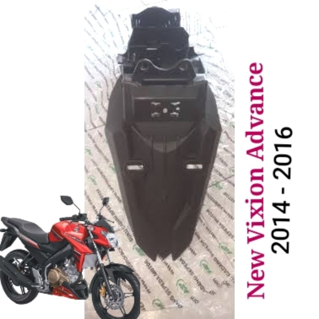 Spakbor sayap belakang buntut Yamaha Vixion New Advance NVA 2TP 2014  - 2016 VR