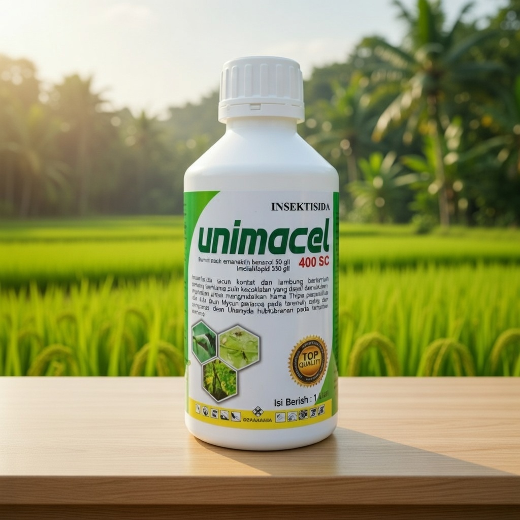UNIMACEL 400SC 1LITER PEMBASMI HAMA INSEKTISIDA AMPUH KONTAK SISTEMIK INSEKTISIDA UNIMACEL PESTISIDA